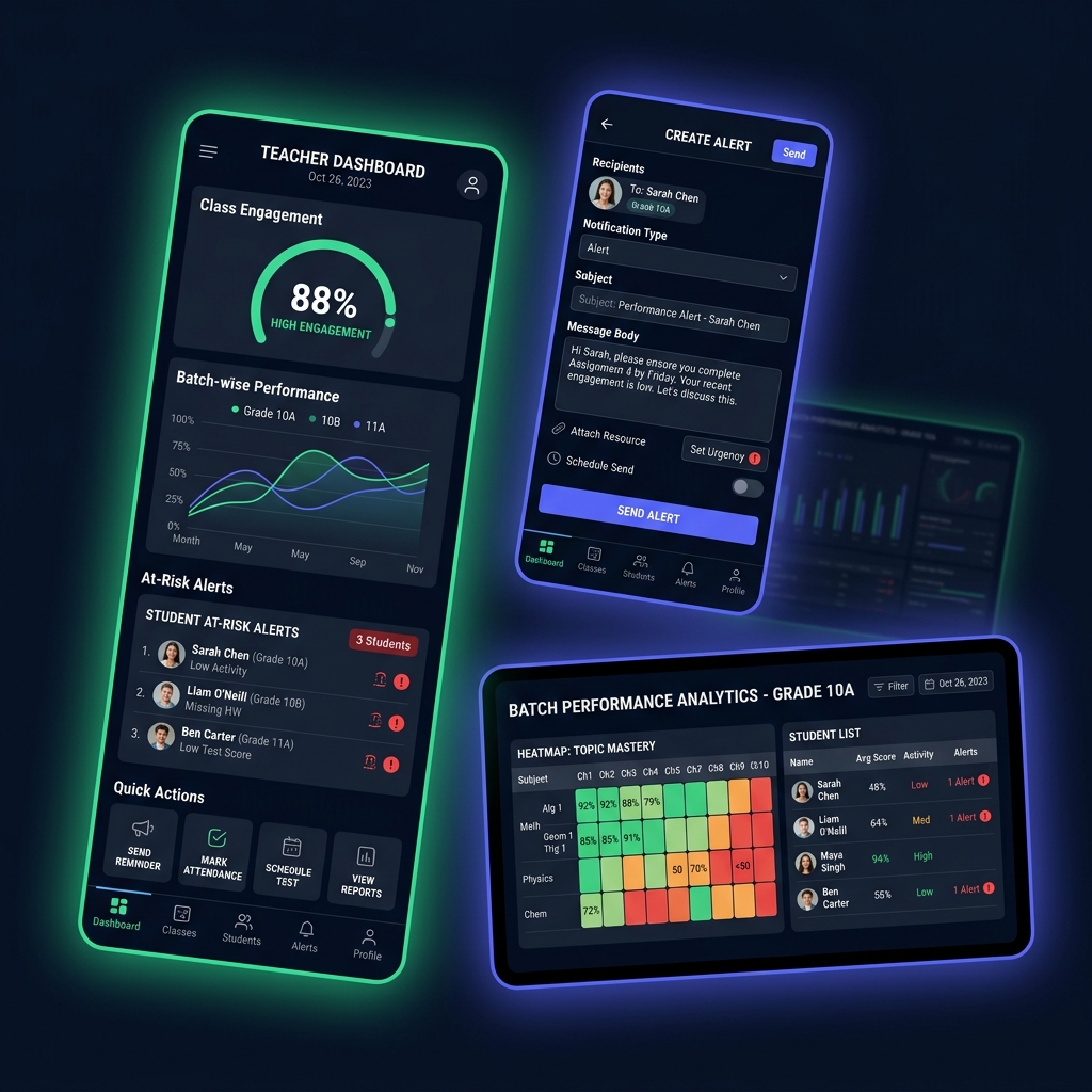 Teacher App Interface
