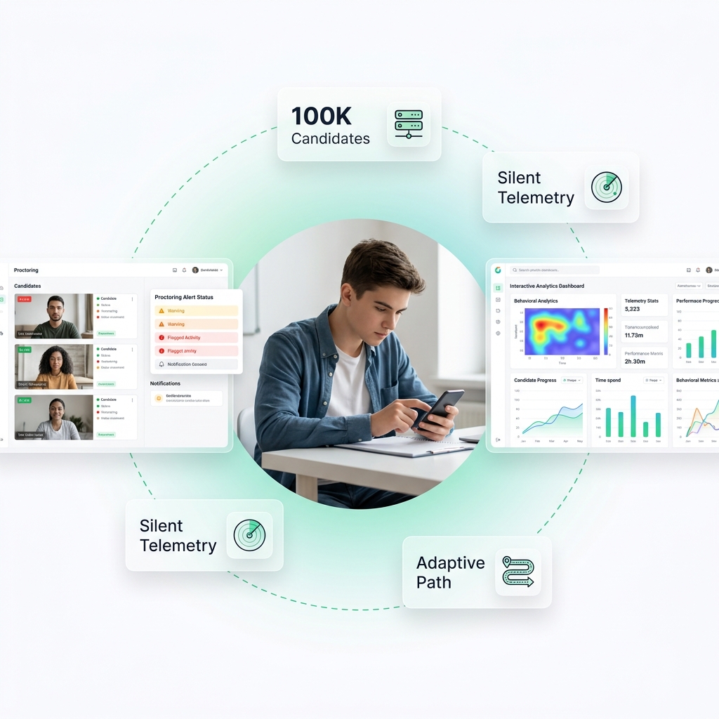 EduCore AI Live Testing Engine & Behavioral Analytics Dashboard